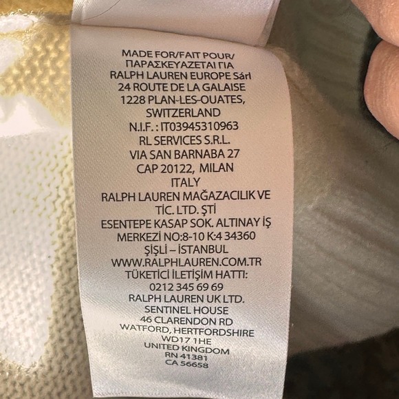 LAUREN RALPH LAUREN NWT Cashmere Cream Knit Shawl Collar Cardigan Sweater SZ XL - Picture 12 of 16